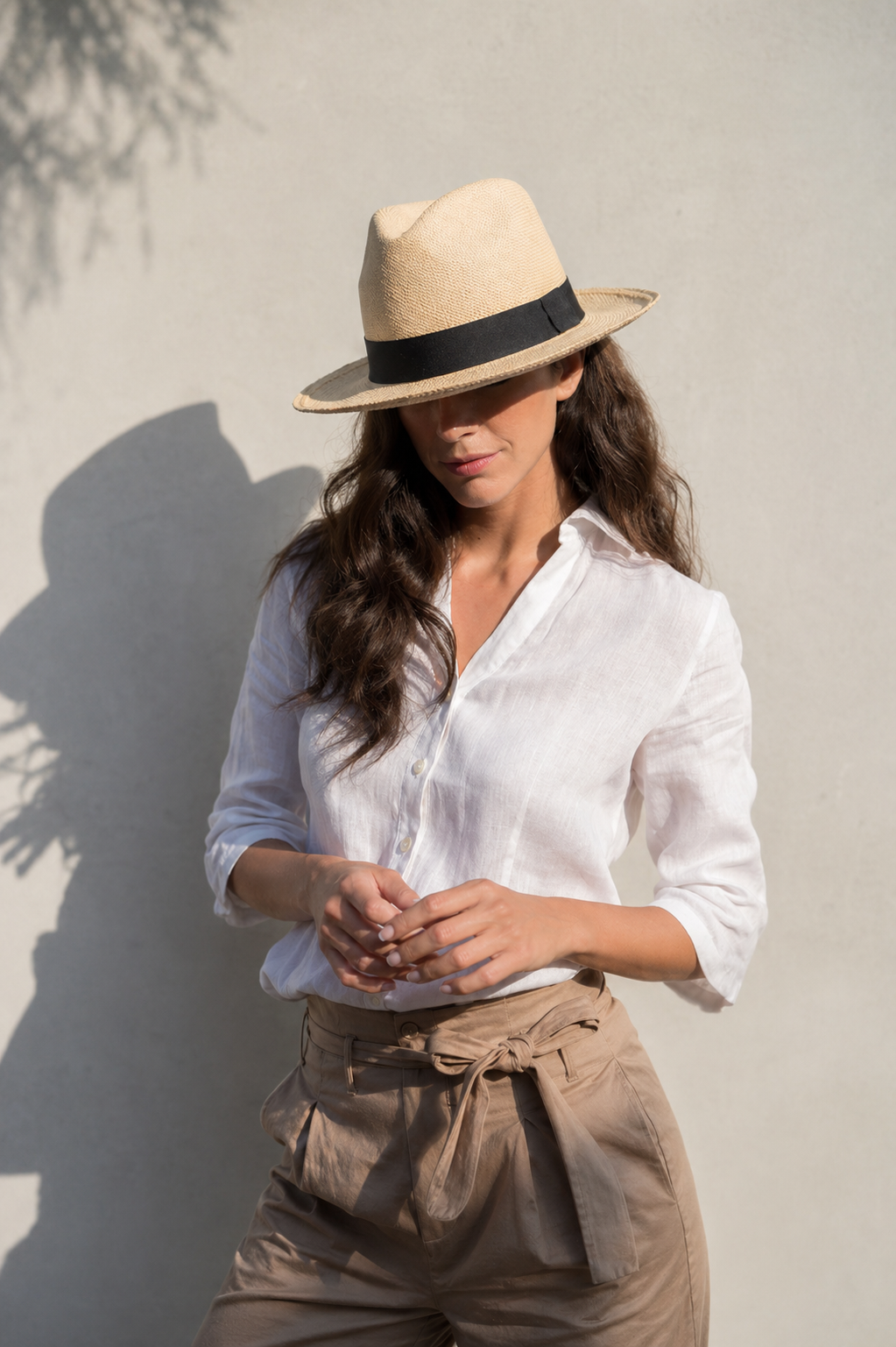 Women's Panama Hat editorial hero view